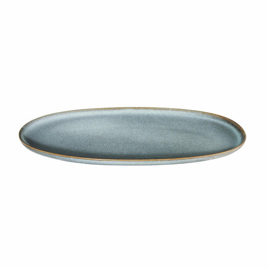 ASA Selection Platter oval Denim, Serving platter, Stoneware, Blue, 28.5 x 16 cm, 27200118