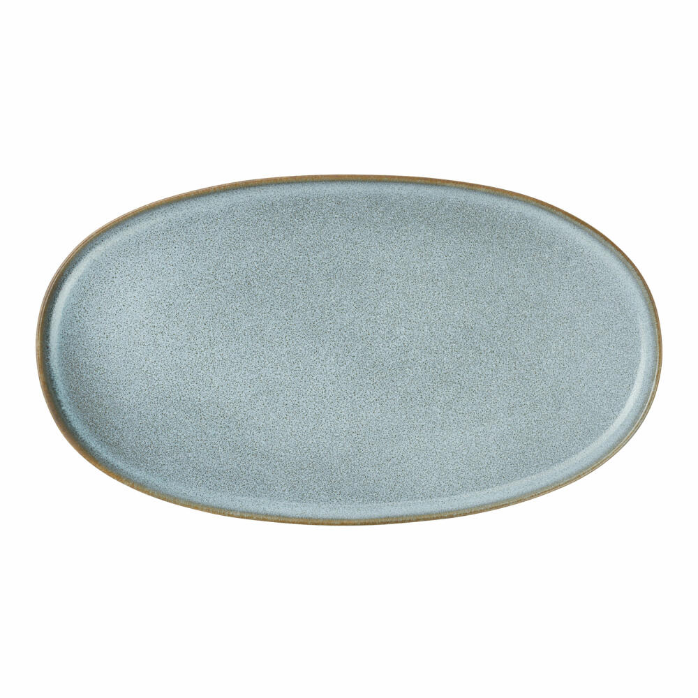 ASA Selection Platter oval Denim, Serving platter, Stoneware, Blue, 28.5 x 16 cm, 27200118