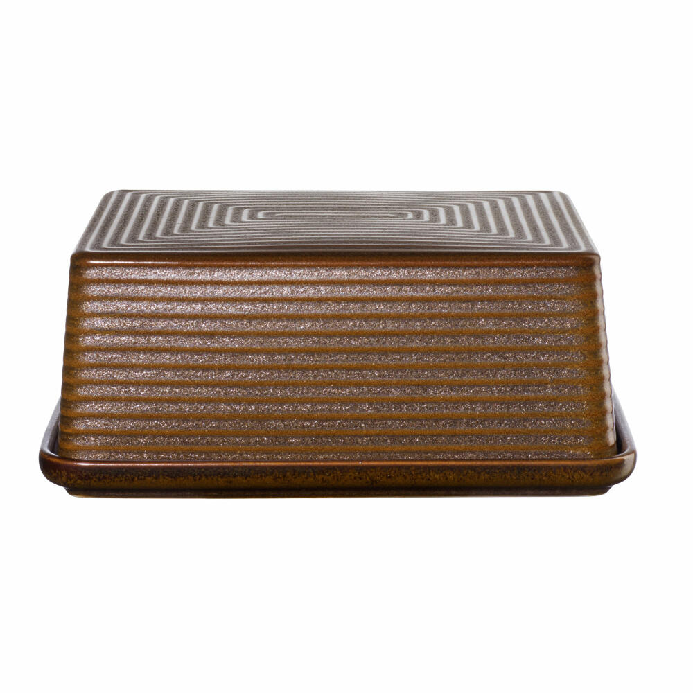 ASA Selection butter dish Brown, butter dish, porcelain, brown, 15.3 x 11.6 cm, 23420238
