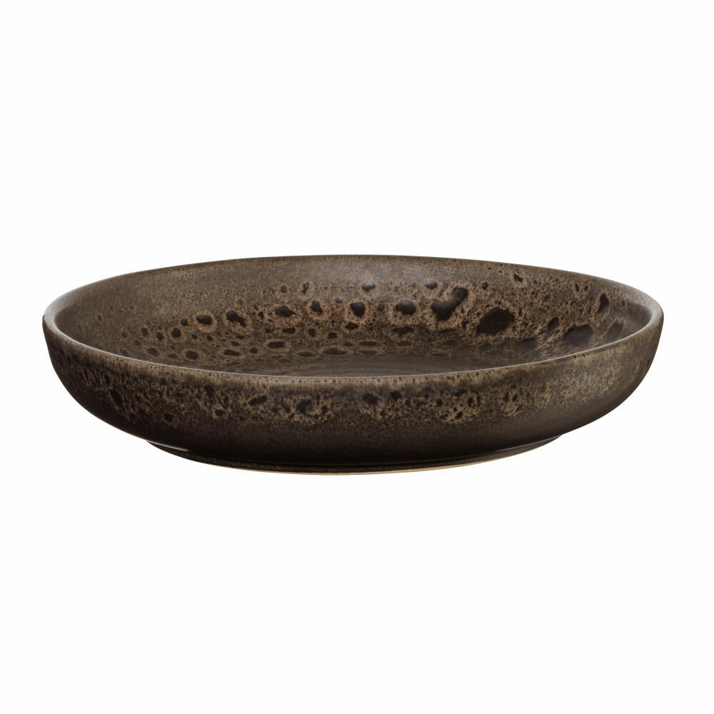ASA Selection Poké Fusion Plate Mangosteen, Plate, Bowl, Stoneware, Brown, 22 cm, 24230266