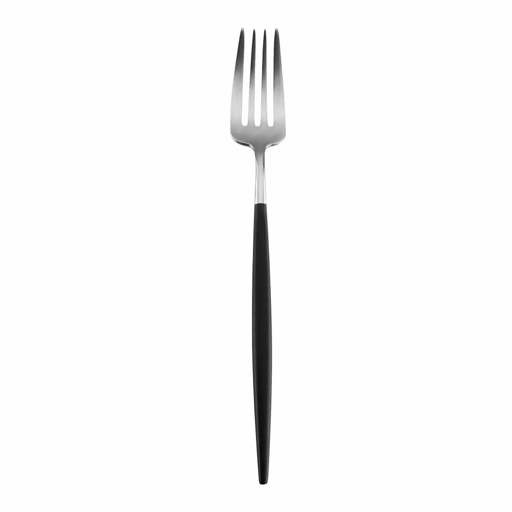 ASA Selection Goa fork, menu fork, dining fork, gourmet fork, cutlery, stainless steel, black, 21.5 cm, 32102950