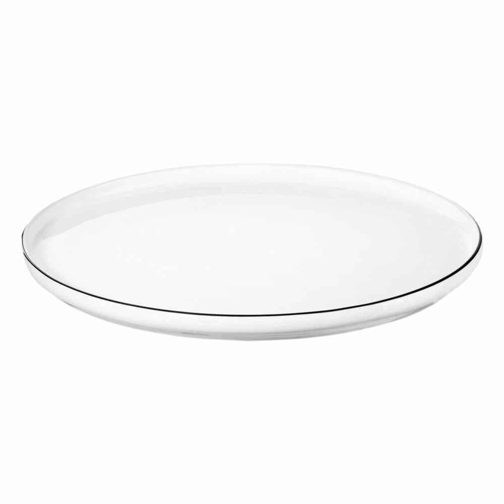 ASA Selection Ocoligne Brotteller mit Schwarzem Rand, Teller, Porzellan, Beige, 14.5 cm, 2031113