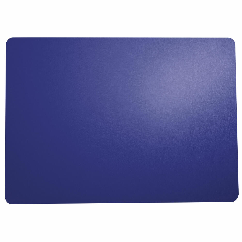 ASA Selection leather optic fine table set Ultramarine, place mat, placemat, PVC leather look, blue, 33 x 46 cm, 7814420