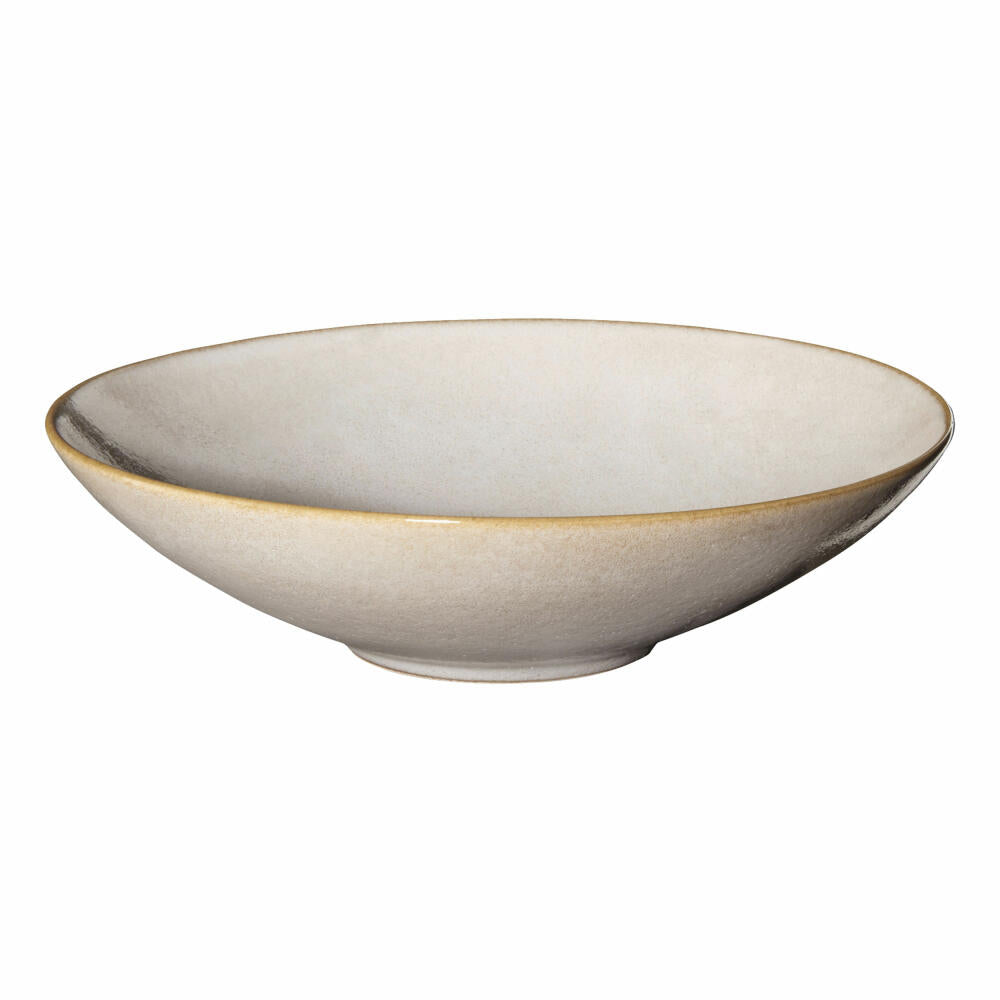ASA Selection saisons gourmet plate sand, dinner plate, bowl, stoneware, natural, D 23 cm, 27251107