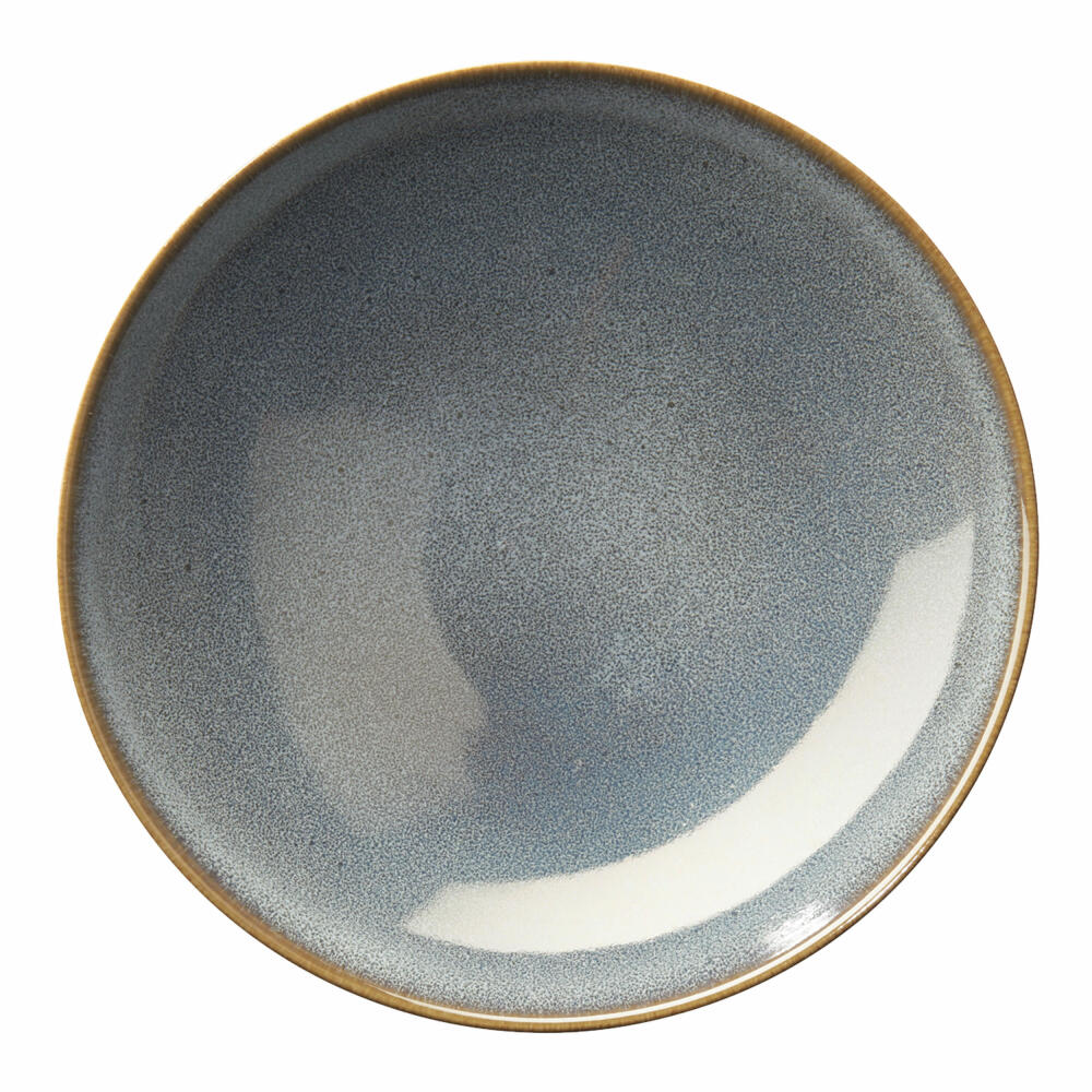 ASA Selection saisons Gourmetteller denim, Speiseteller, Schale, Schüssel, Steinzeug, Blau, D 23 cm, 27251118