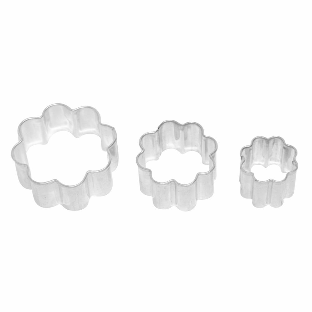 Birkmann Cookie Cutter Rosette, Cookie Cutter, Cookie Mold, Biscuit, Tinplate, 4 cm, 122550