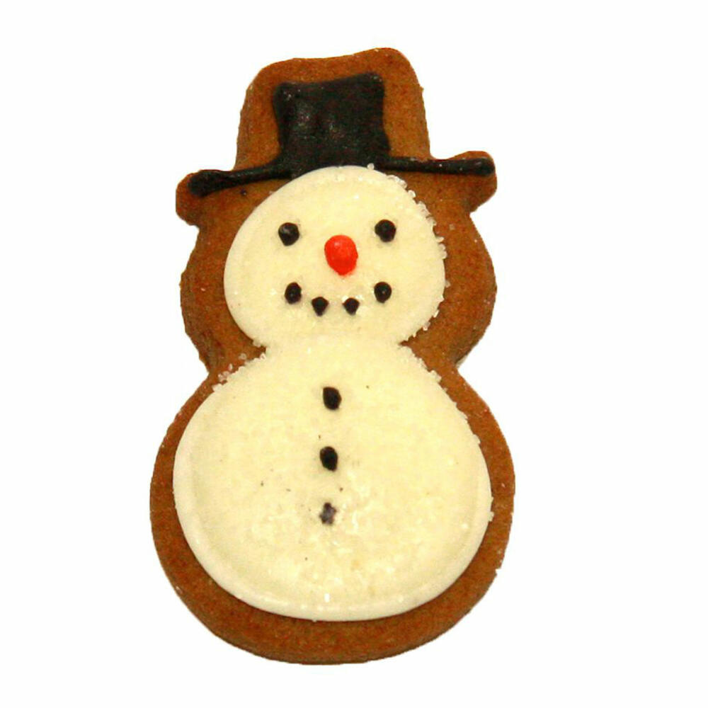 Birkmann Ausstechform Schneemann, Ausstecher, Plätzchenform, Keks, Plätzchen, Weißblech, 5 cm, 122703