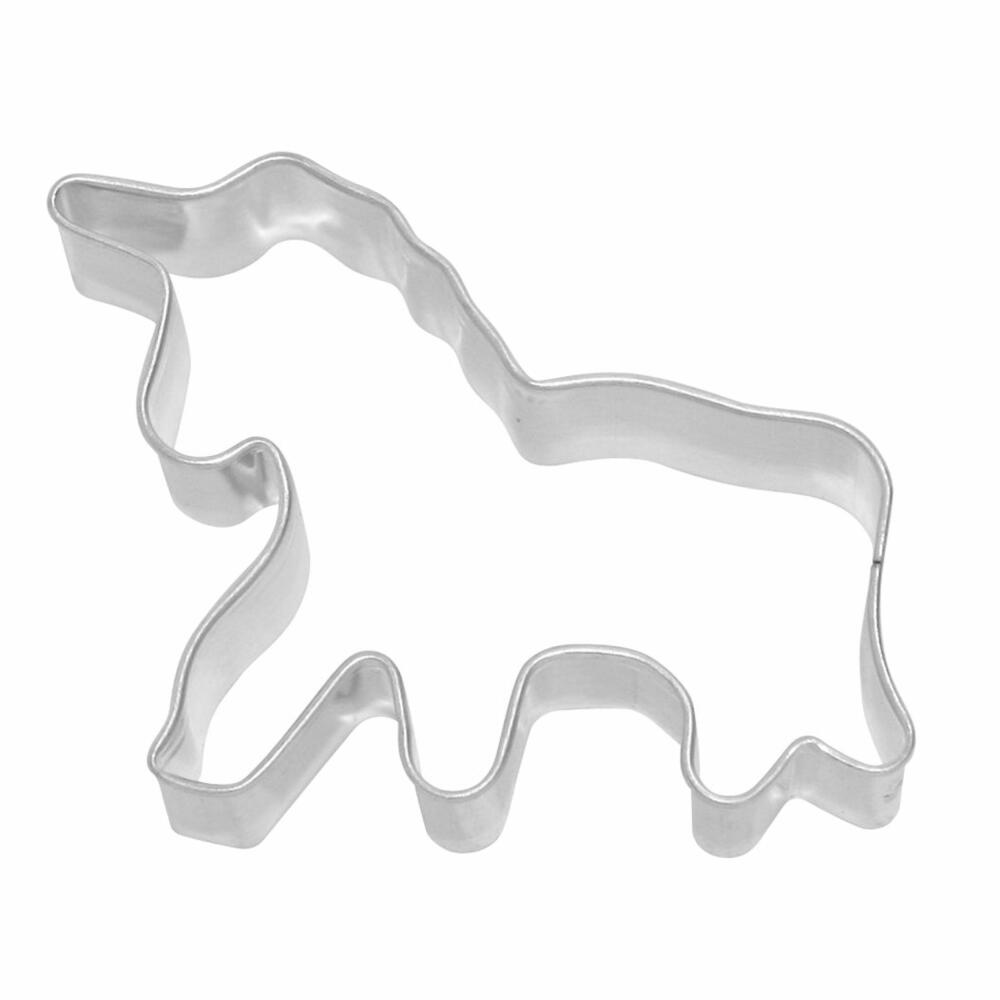 Birkmann Ausstechform Einhorn, Ausstecher, Plätzchenform, Keks, Plätzchen, Weißblech, 8.5 cm, 123090