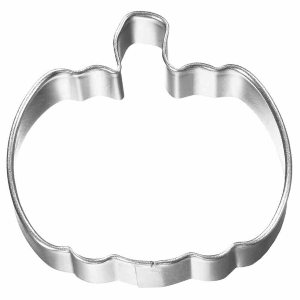 Birkmann Ausstechform Kürbis, Ausstecher, Plätzchenform, Keks, Plätzchen, Weißblech, 5 cm, 123281