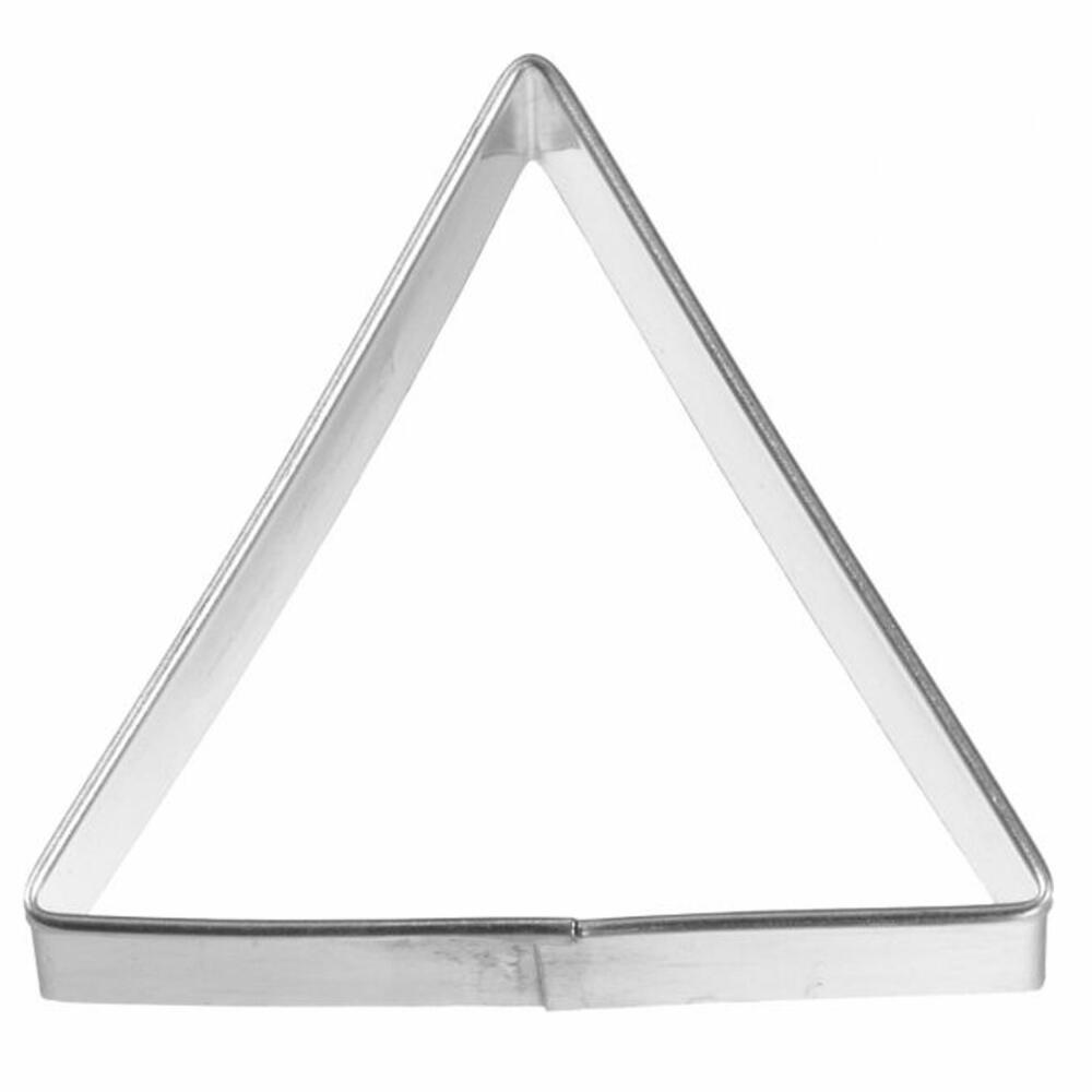 Birkmann Ausstechform Dreieck, Ausstecher, Plätzchenform, Keks, Plätzchen, Weißblech, 5.5 cm, 123311