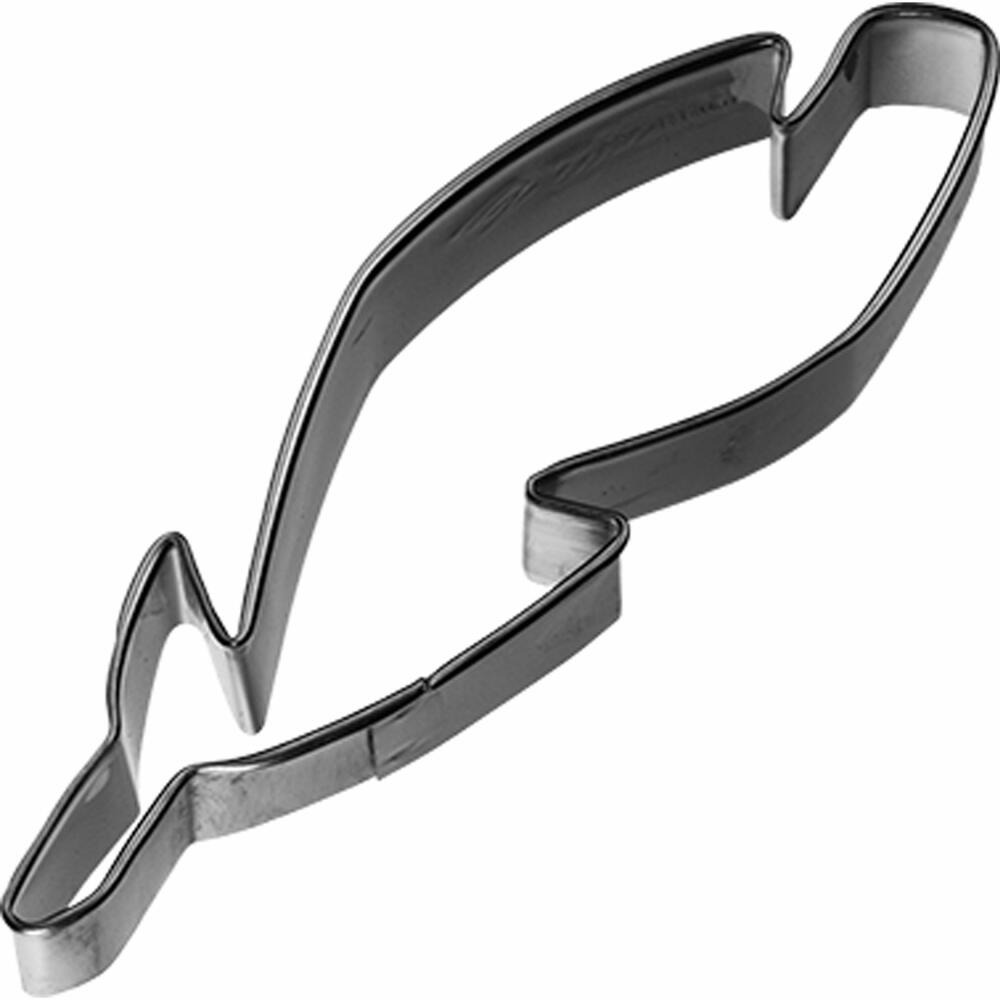Birkmann Ausstechform Feder, Ausstecher, Plätzchenform, Keks, Plätzchen, Weißblech, 8 cm, 123366