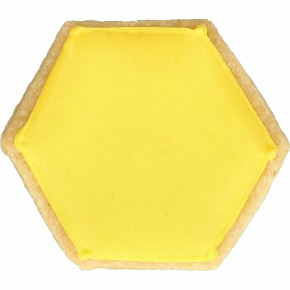 Birkmann Mini-Ausstechform Sechseck, Ausstecher, Plätzchenform, Keks, Plätzchen, Edelstahl, 2.4 cm, 152526