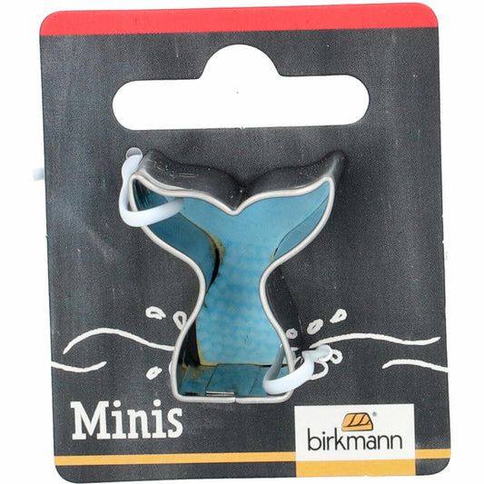 Birkmann Mini-Ausstechform Flosse, Ausstecher, Plätzchenform, Keks, Plätzchen, Edelstahl, 2.7 cm, 152632