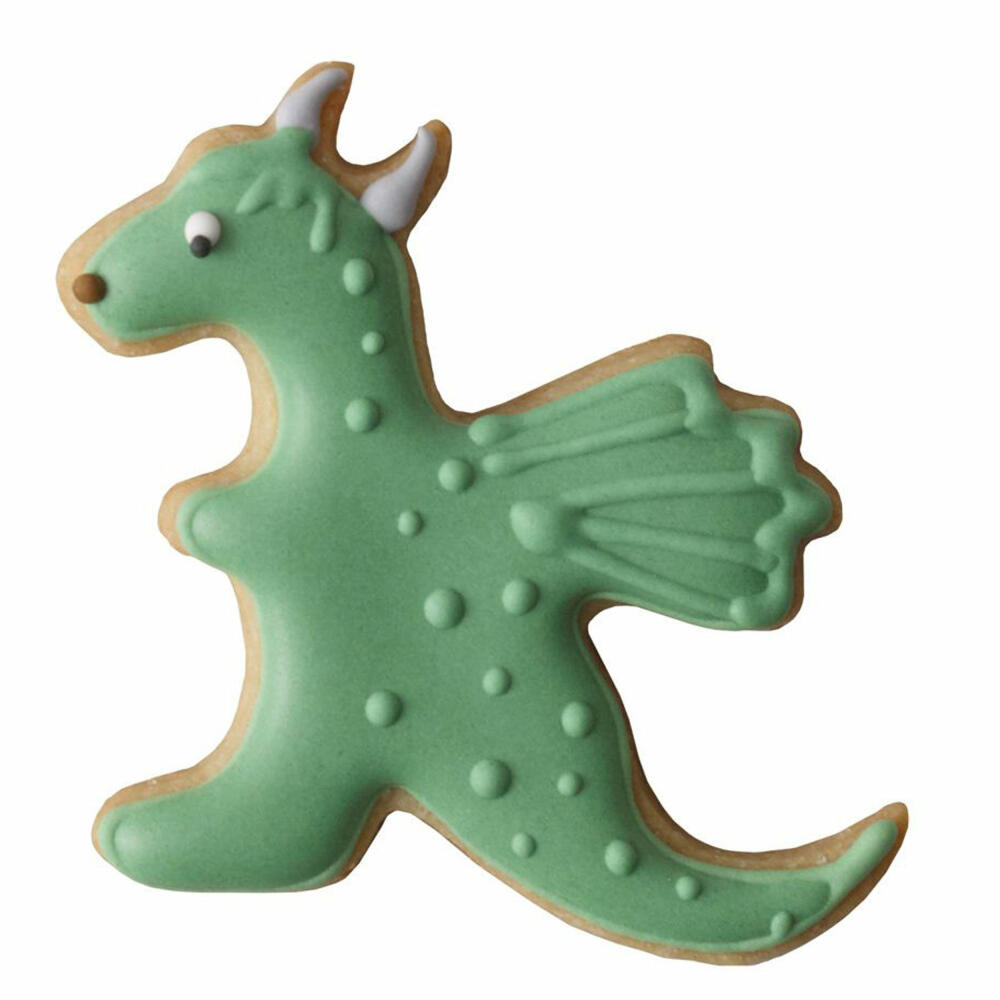 Birkmann Ausstechform Burgdrache, Ausstecher, Plätzchenform, Keks, Plätzchen, Edelstahl, 7 cm, 191730