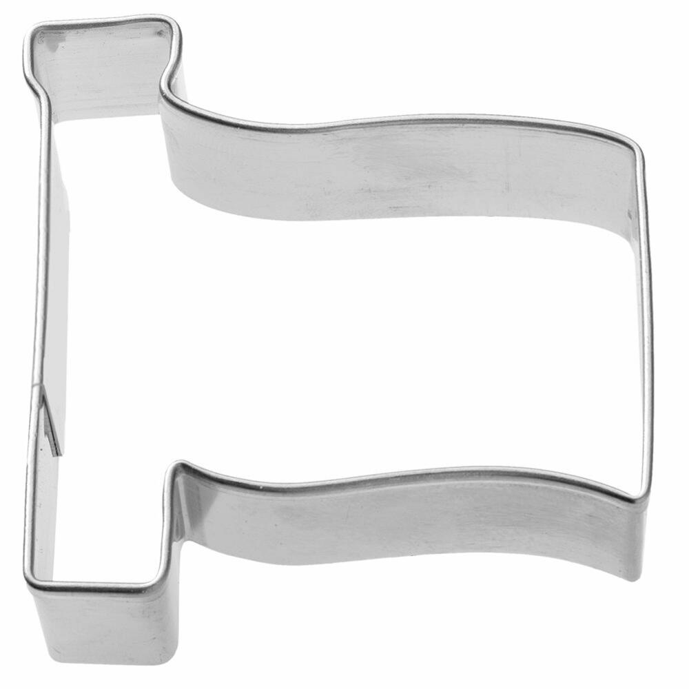 Birkmann Ausstechform Flagge, Ausstecher, Plätzchenform, Keks, Plätzchen, Edelstahl, 6.5 cm, 192508