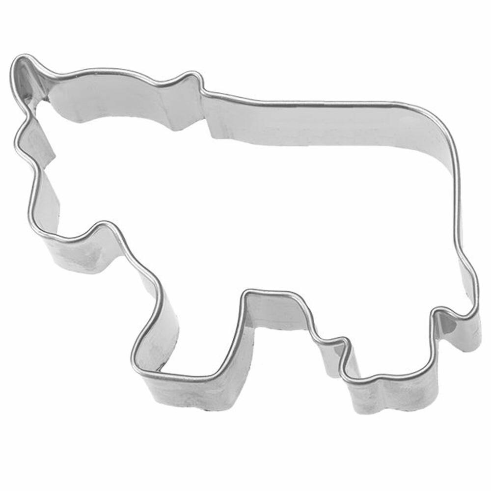 Birkmann Ausstechform Kuh, Ausstecher, Plätzchenform, Keks, Plätzchen, Edelstahl, 7.5 cm, 192676