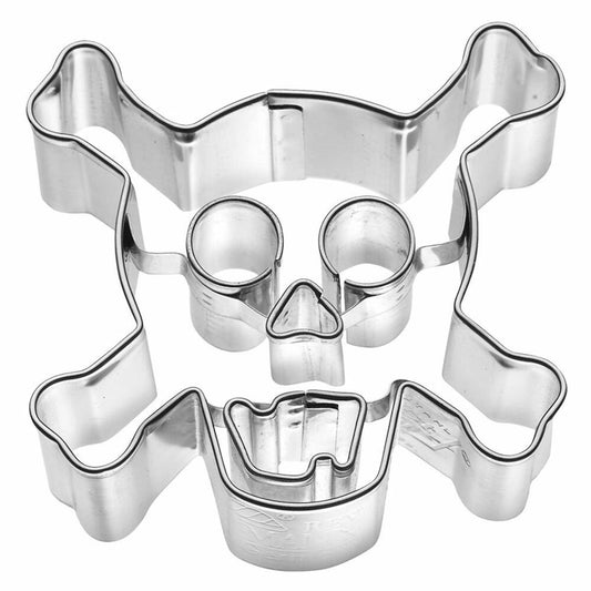 Birkmann Ausstechform Totenkopf, Ausstecher, Plätzchenform, Keks, Plätzchen, Edelstahl, 7 cm, 192935