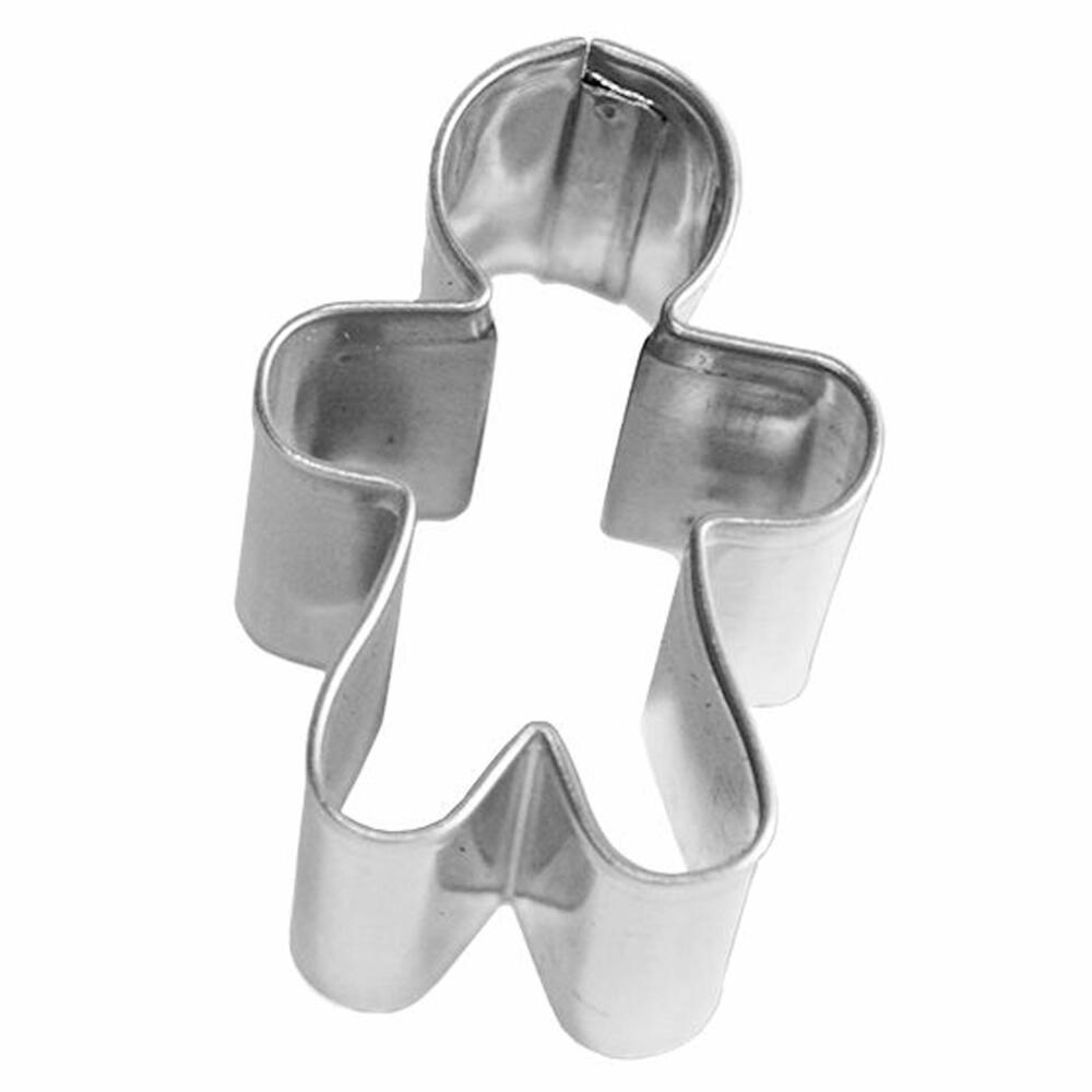 Birkmann cookie cutter Gingerman Mini, cookie cutter, cookie shape, biscuit, cookies, stainless steel, 3.5 cm, 193420