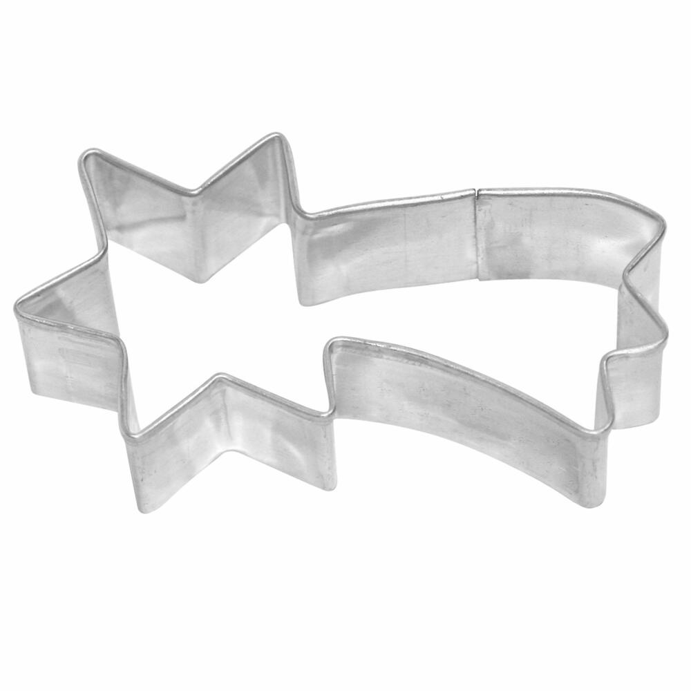 Birkmann Ausstechform Komet, Ausstecher, Plätzchenform, Keks, Plätzchen, Edelstahl, 8 cm, 194274