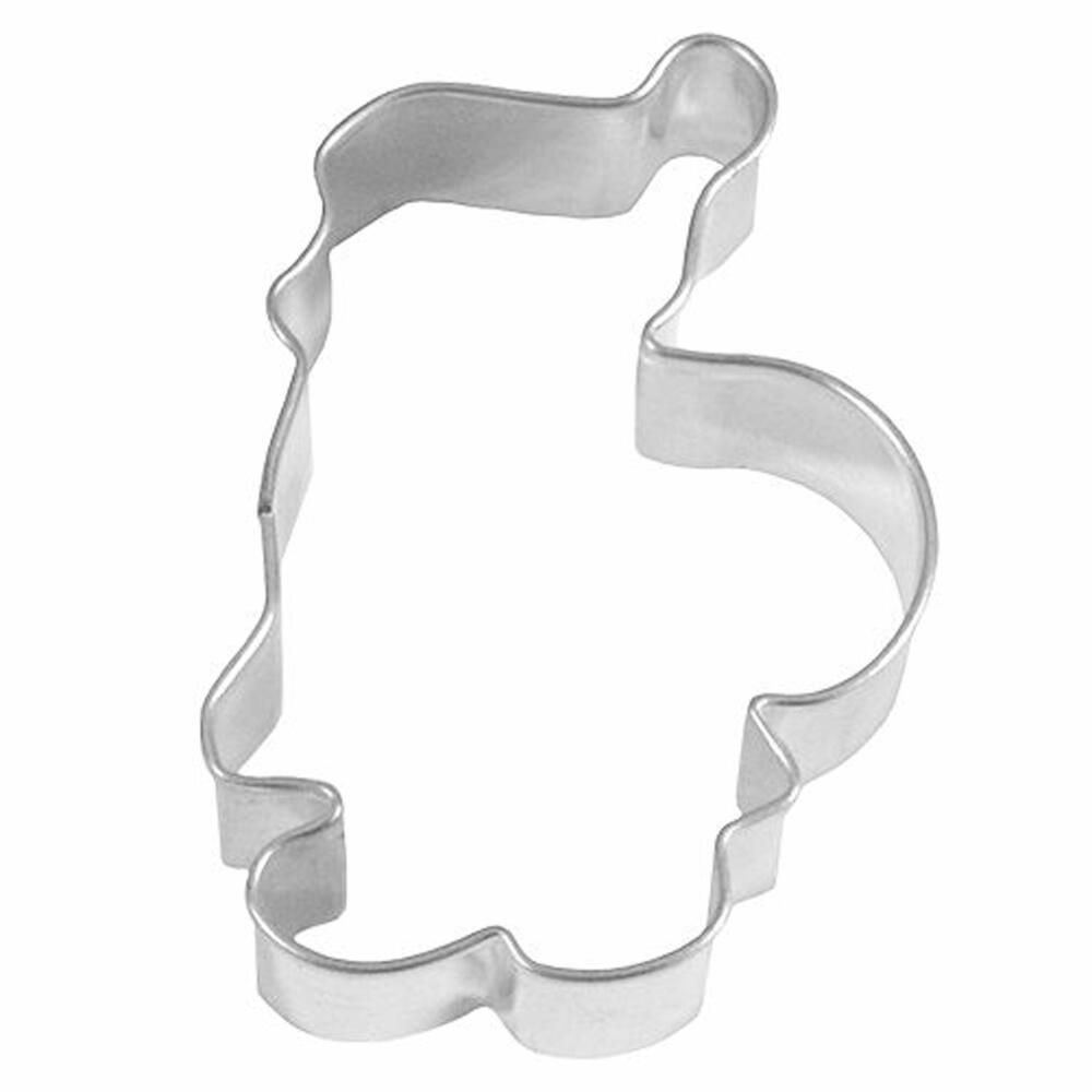 Birkmann cookie cutter Santa Claus, cookie cutter, cookie mold, biscuit, cookies, stainless steel, 7.5 cm, 194335
