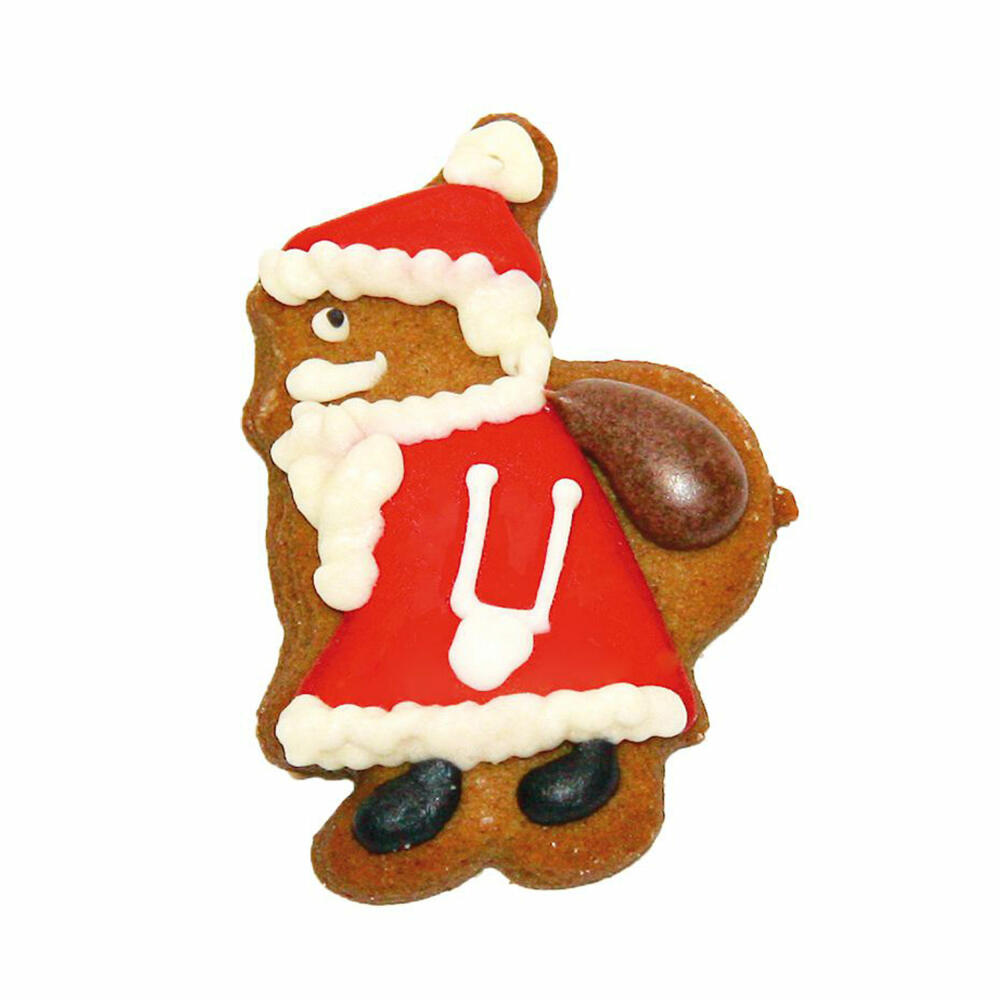 Birkmann cookie cutter Santa Claus, cookie cutter, cookie mold, biscuit, cookies, stainless steel, 7.5 cm, 194335