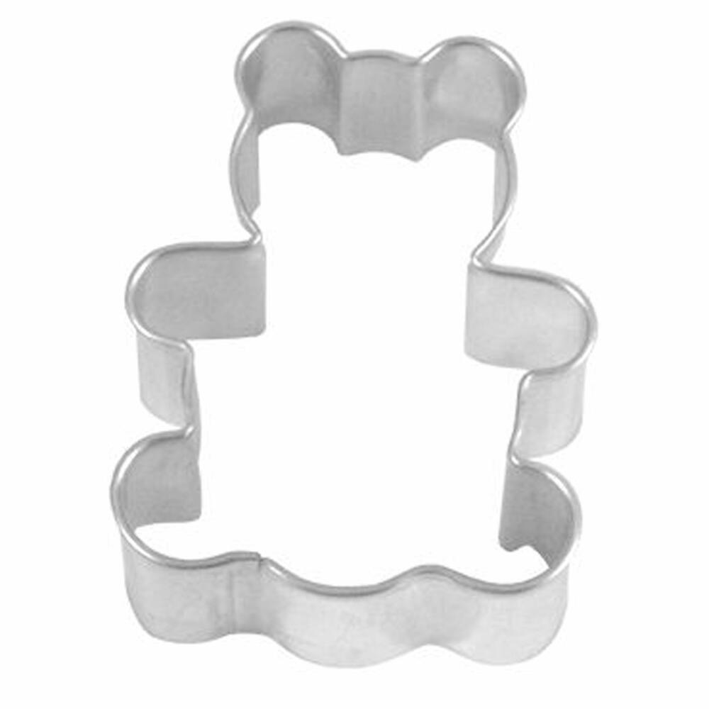 Birkmann Ausstechform Bärli, Ausstecher, Plätzchenform, Keks, Plätzchen, Edelstahl, 5 cm, 194526