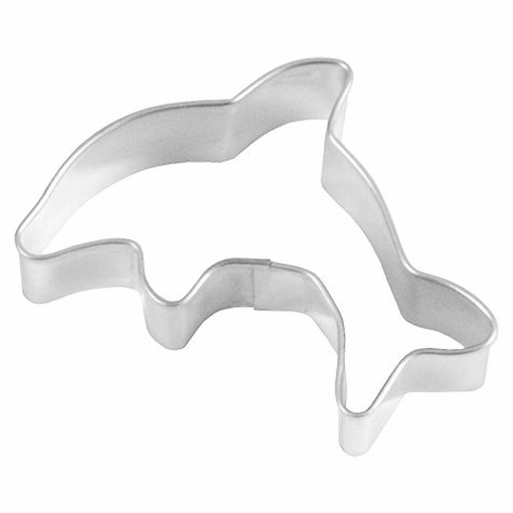 Birkmann Ausstechform Delphin, Ausstecher, Plätzchenform, Keks, Plätzchen, Edelstahl, 7 cm, 194618