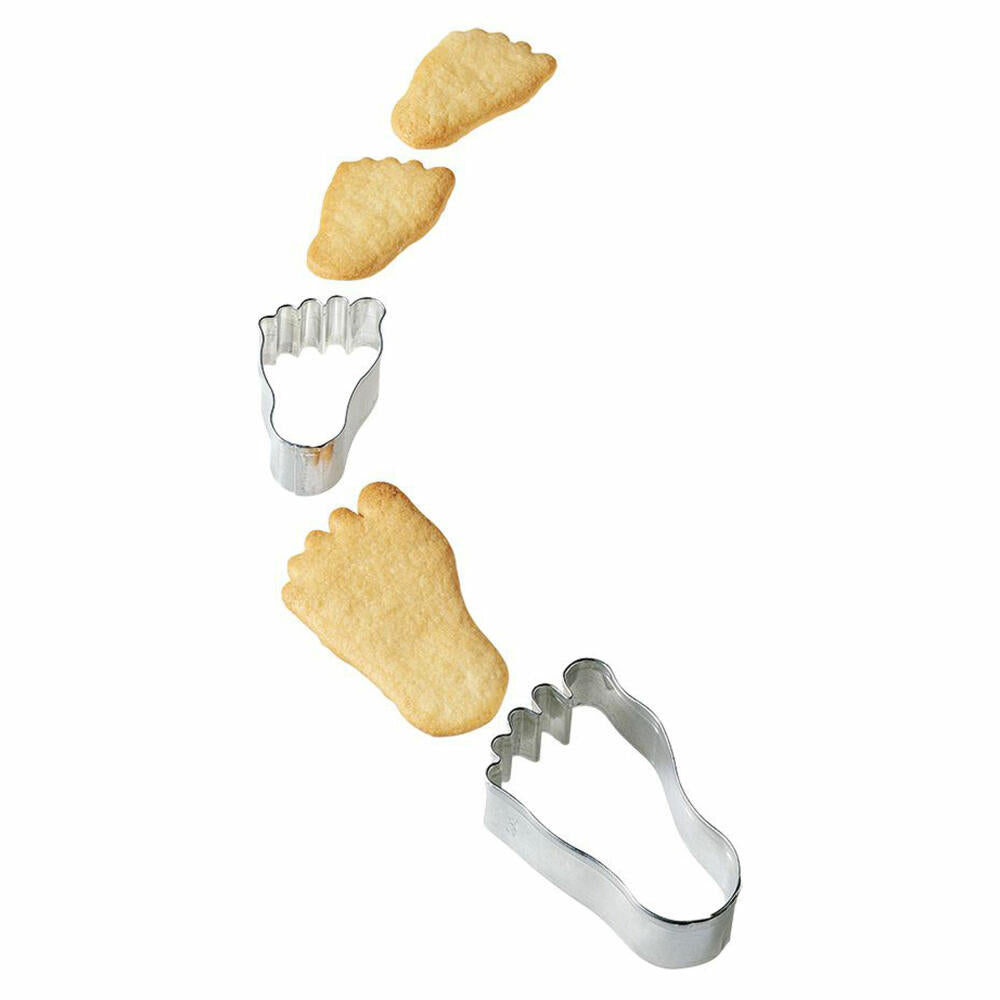 Birkmann Ausstechform Käsefuß, Ausstecher, Plätzchenform, Keks, Plätzchen, Edelstahl, 6 cm, 194823