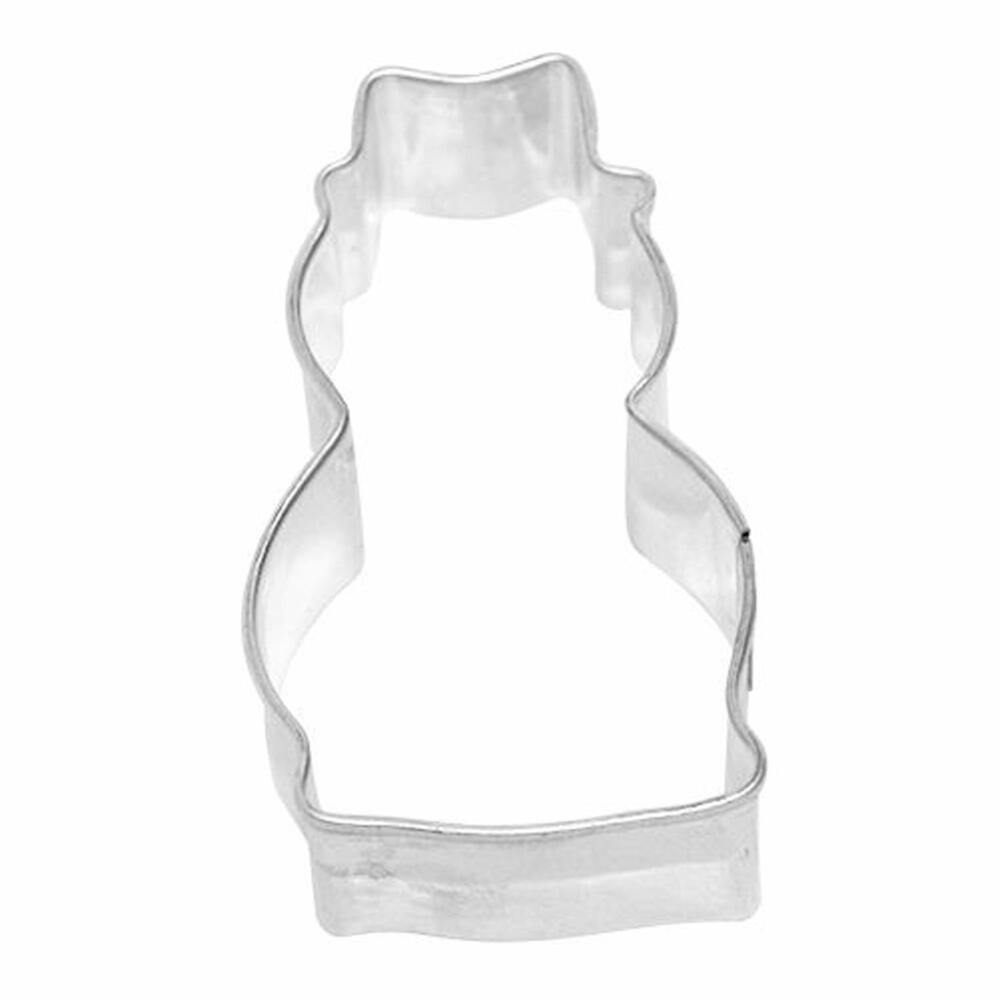 Birkmann Ausstechform Schneemann, Ausstecher, Plätzchenform, Keks, Plätzchen, Edelstahl, 6.5 cm, 195059
