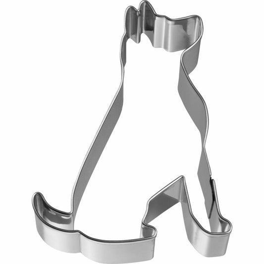 Birkmann Ausstechform Hund sitzend, Ausstecher, Plätzchenform, Keks, Plätzchen, Edelstahl, 7.5 cm, 195387