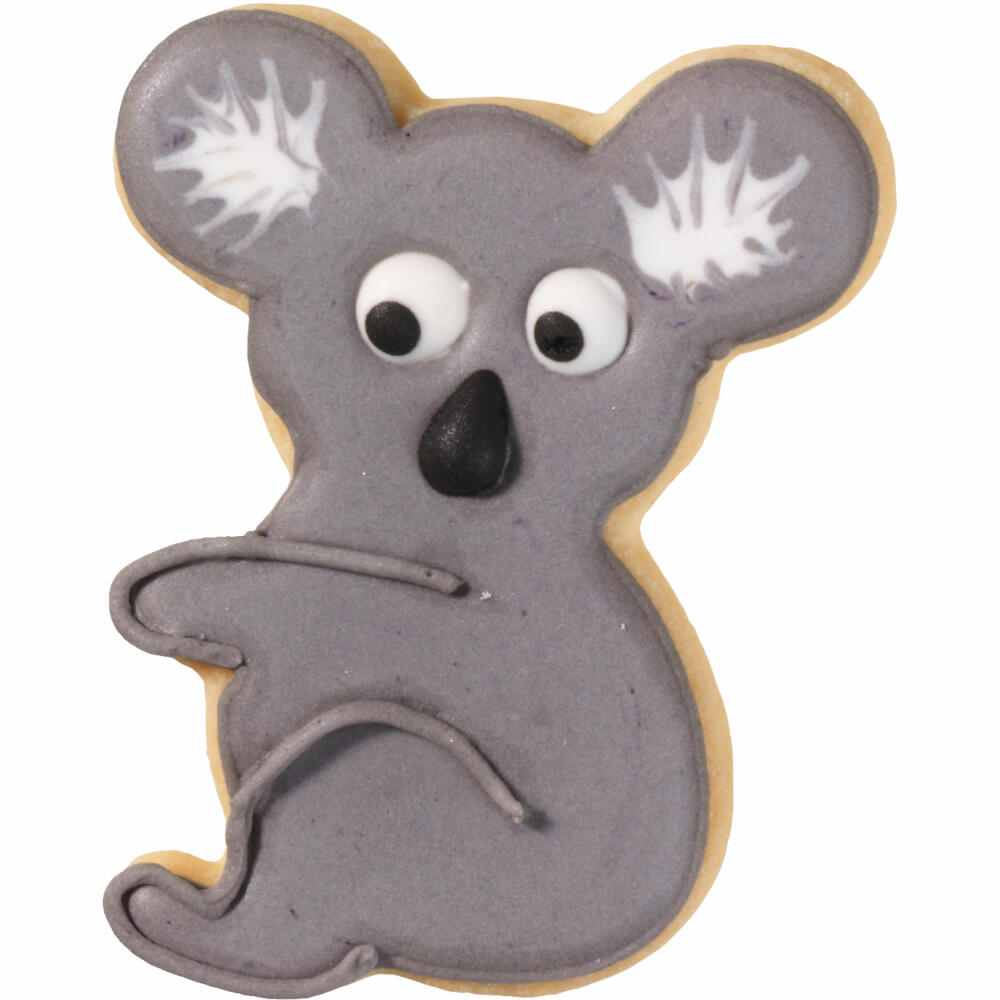 Birkmann Ausstechform Koala, mit Innenprägung, Ausstecher, Plätzchenform, Keks, Plätzchen, Edelstahl, 8 cm, 195653