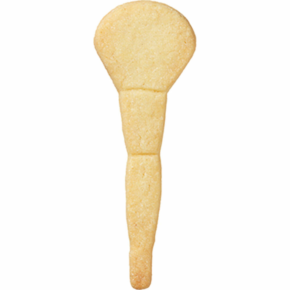 Birkmann Ausstechform Schminkpinsel, Ausstecher, Plätzchenform, Keks, Plätzchen, Edelstahl, 9.5 cm, 195844