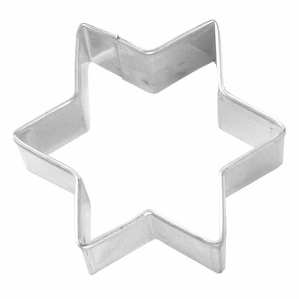 Birkmann Lebkuchen-Ausstechform Stern, Ausstecher, Plätzchenform, Keks, Plätzchen, Edelstahl, 7 cm, 196254
