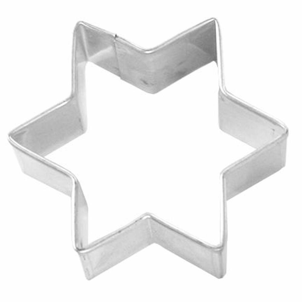 Birkmann gingerbread cookie cutter star, cookie cutter, cookie mold, biscuit, cookies, stainless steel, 8 cm, 196261