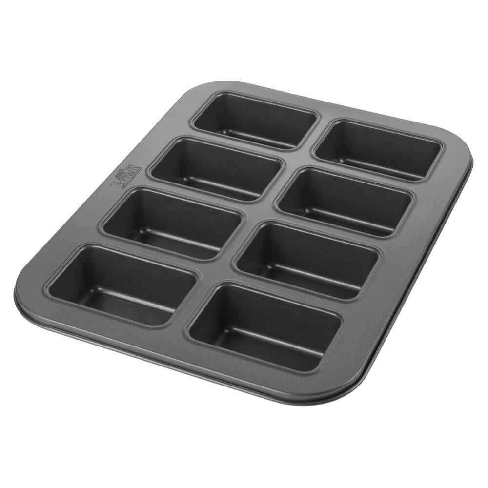 Birkmann Laib und Seele Mini-Kastenform, Kasten Form, Backform, Backzubehör, Stahl, 35 cm, 210356