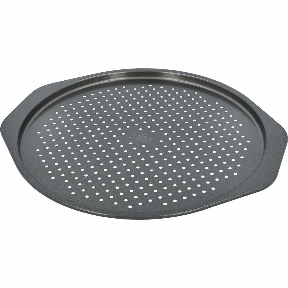 Birkmann Laib &amp; Seele pizza tray, perforated, baking tray, pizza tray, carbon steel, Ø 28 cm, 210424