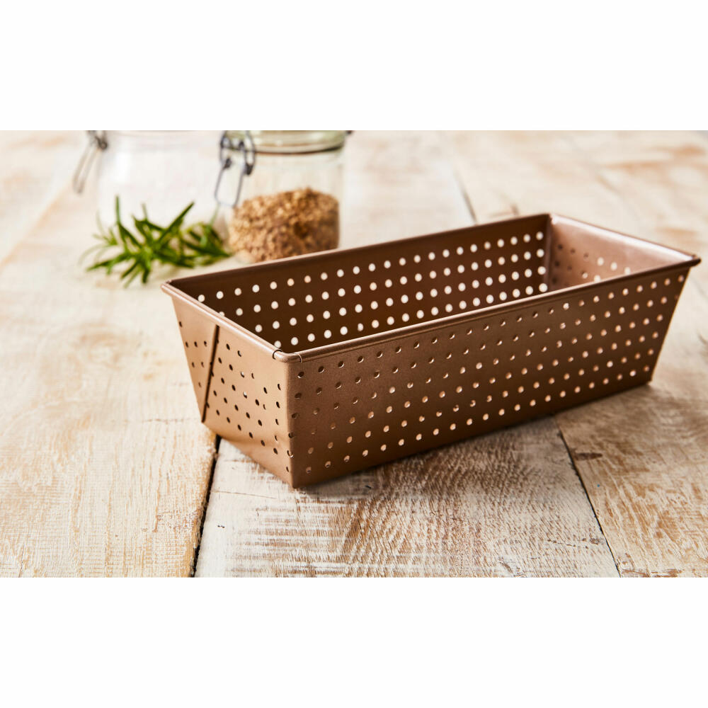 Birkmann Laib &amp; Seele bread baking pan, perforated, bread baking pan, bread pan, with non-stick coating, 20 cm, 210509