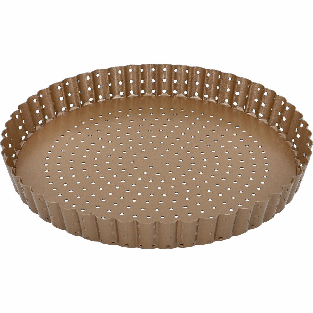Birkmann Laib & Seele Quiche- & Tarteform, Quicheform, Backform, Kuchenbackform, Karbonstahl, Ø 25 cm, 210554