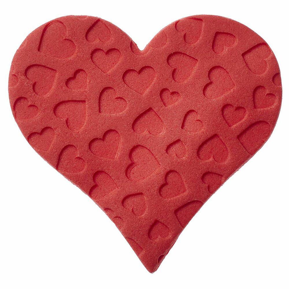 Birkmann Prägematte Lovely Hearts, Kuchenform, Backform, Backzubehör, Silikon, 50 cm, 254084