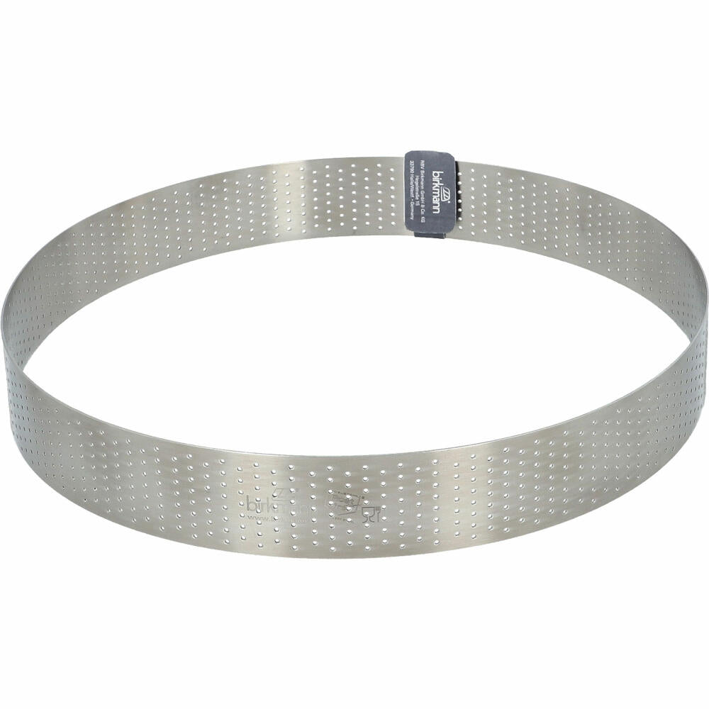 Birkmann Premium Baking Back- und Tortenring, Backring, Backform, Perforiert, Edelstahl, Ø 28 cm, 265998