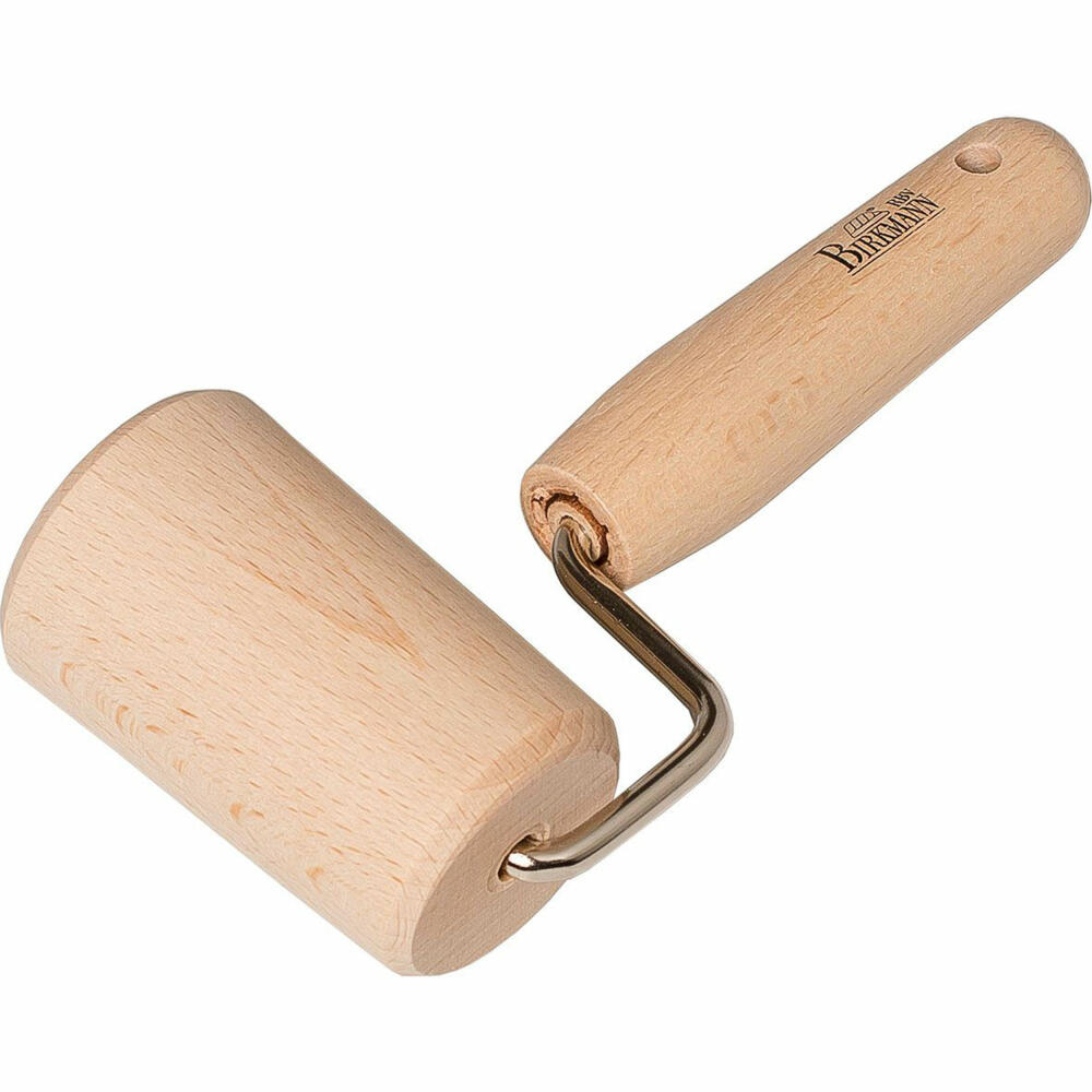 Birkmann Easy Baking Teigroller Konisch, Ausroller, Backzubehör, Küchenhelfer, Holz, 7 cm, 340534