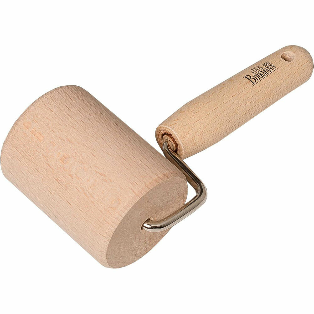 Birkmann Easy Baking Teigroller Gerade, Ausroller, Backzubehör, Küchenhelfer, Holz, 7 cm, 340541