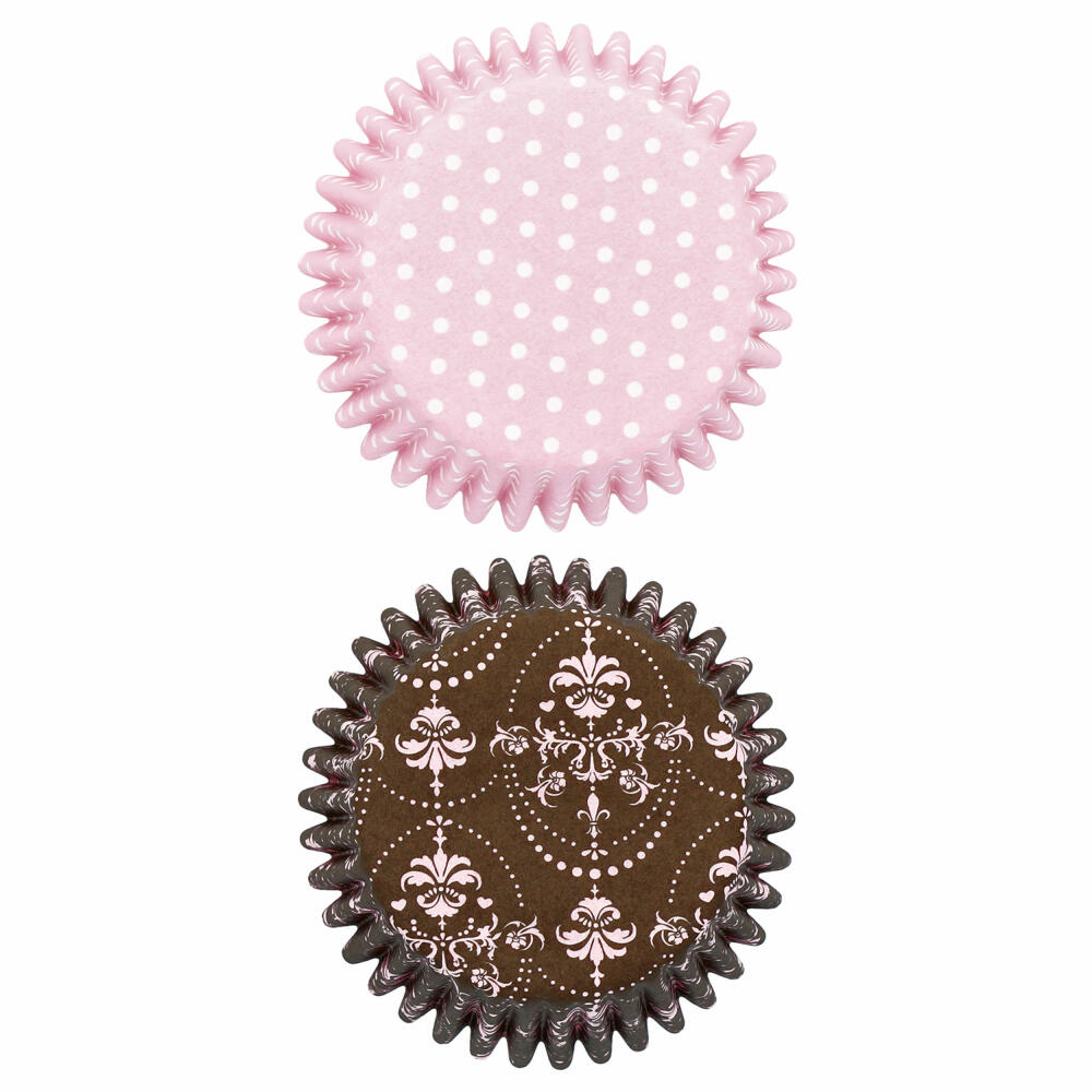 Birkmann paper baking cups, 100 pieces, baking cups, muffin baking pan, muffin pan, La Belle Rose, Ø 7 cm, 444744