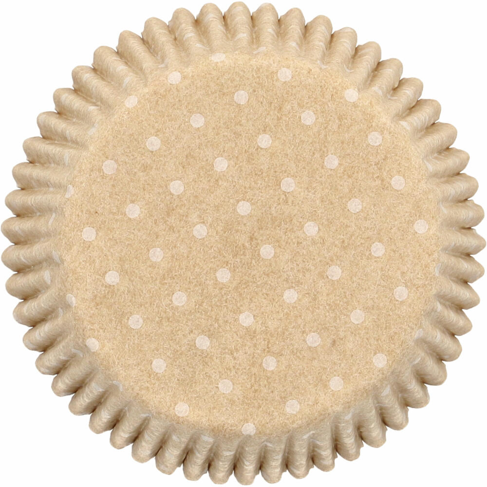 Birkmann Kraftpapierbackförmchen Ganzjahr, 75 Stück, Muffinbackförmchen, Papierbackförmchen, Papier, Ø 7 cm, 444942