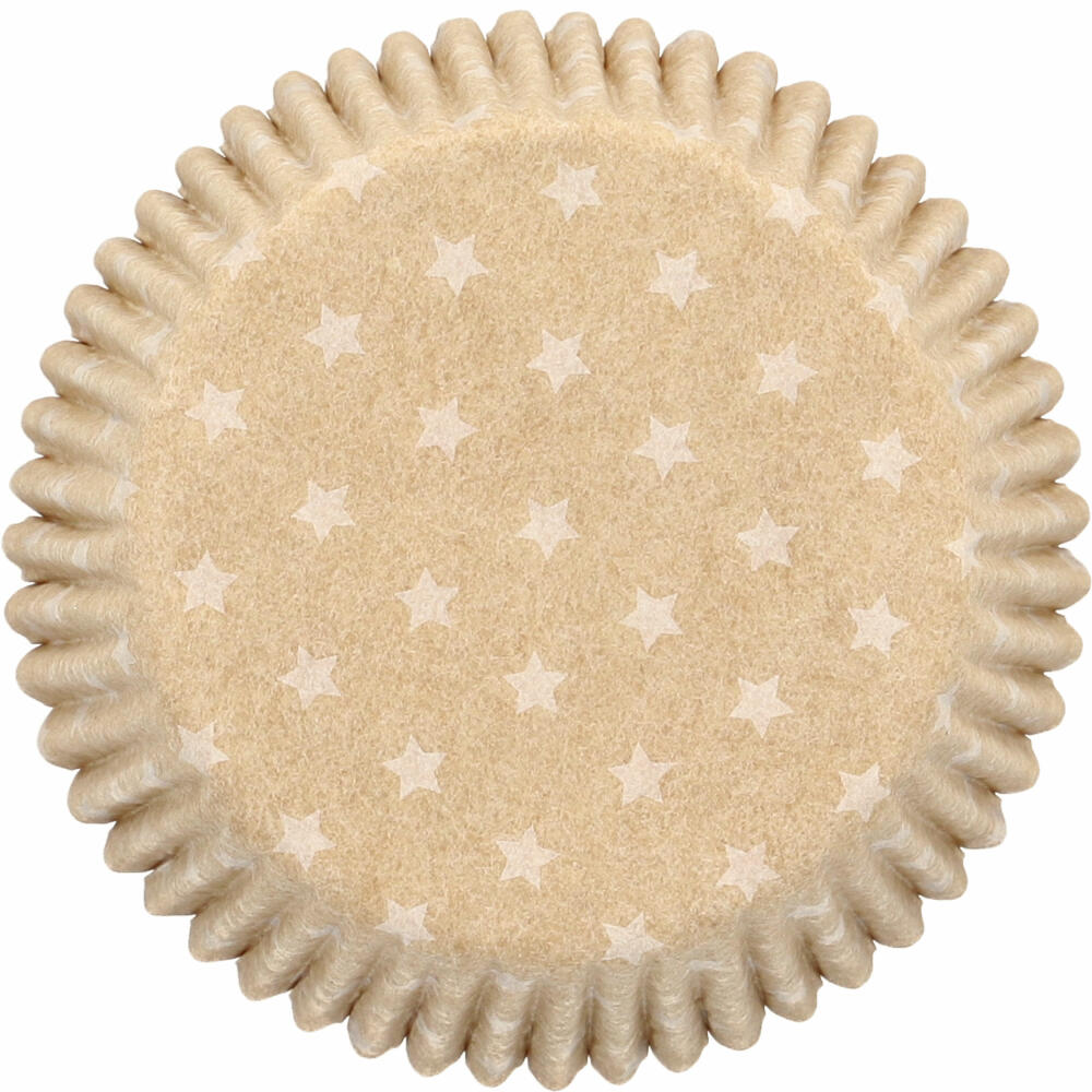 Birkmann Kraftpapierbackförmchen Ganzjahr, 75 Stück, Muffinbackförmchen, Papierbackförmchen, Papier, Ø 7 cm, 444942