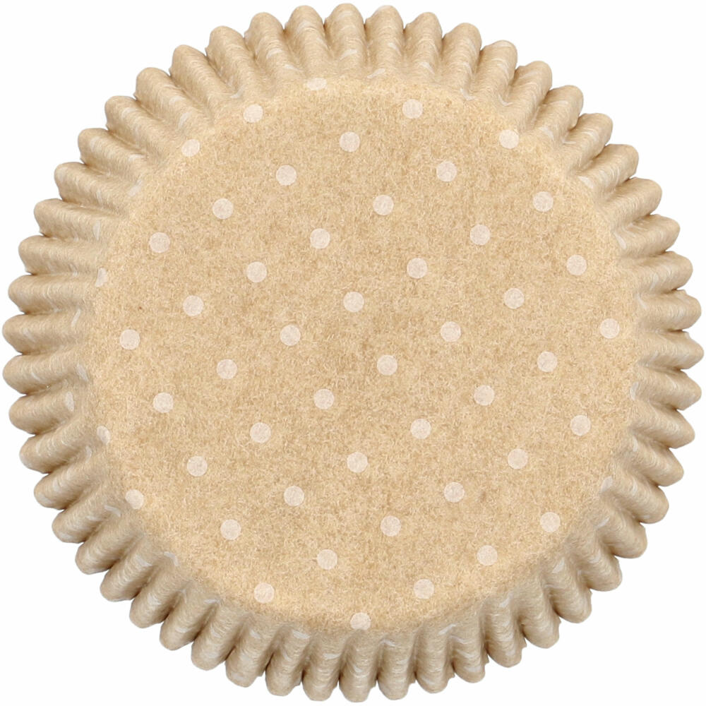 Birkmann Kraftpapierbackförmchen Ganzjahr, 75 Stück, Muffinbackförmchen, Papierbackförmchen, Papier, Ø 7 cm, 444942
