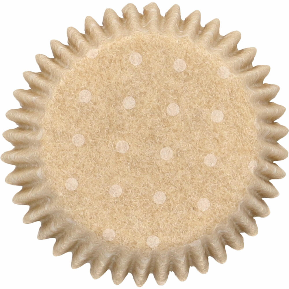 Birkmann Mini-Kraftpapierbackförmchen Ganzjahr, 75 Stück, Muffinbackförmchen, Papierbackförmchen, Papier, Ø 4 cm, 444959