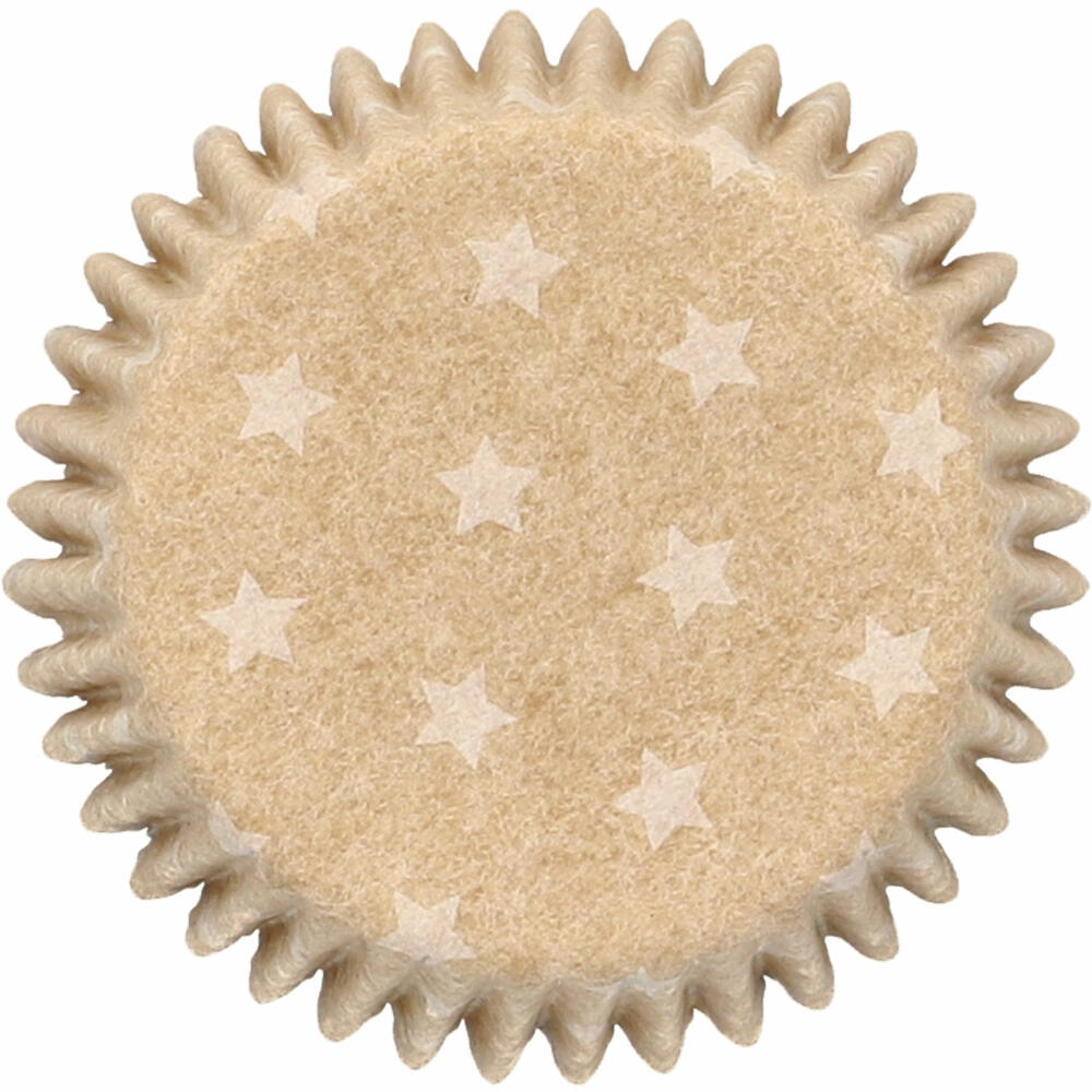 Birkmann Mini-Kraftpapierbackförmchen Ganzjahr, 75 Stück, Muffinbackförmchen, Papierbackförmchen, Papier, Ø 4 cm, 444959