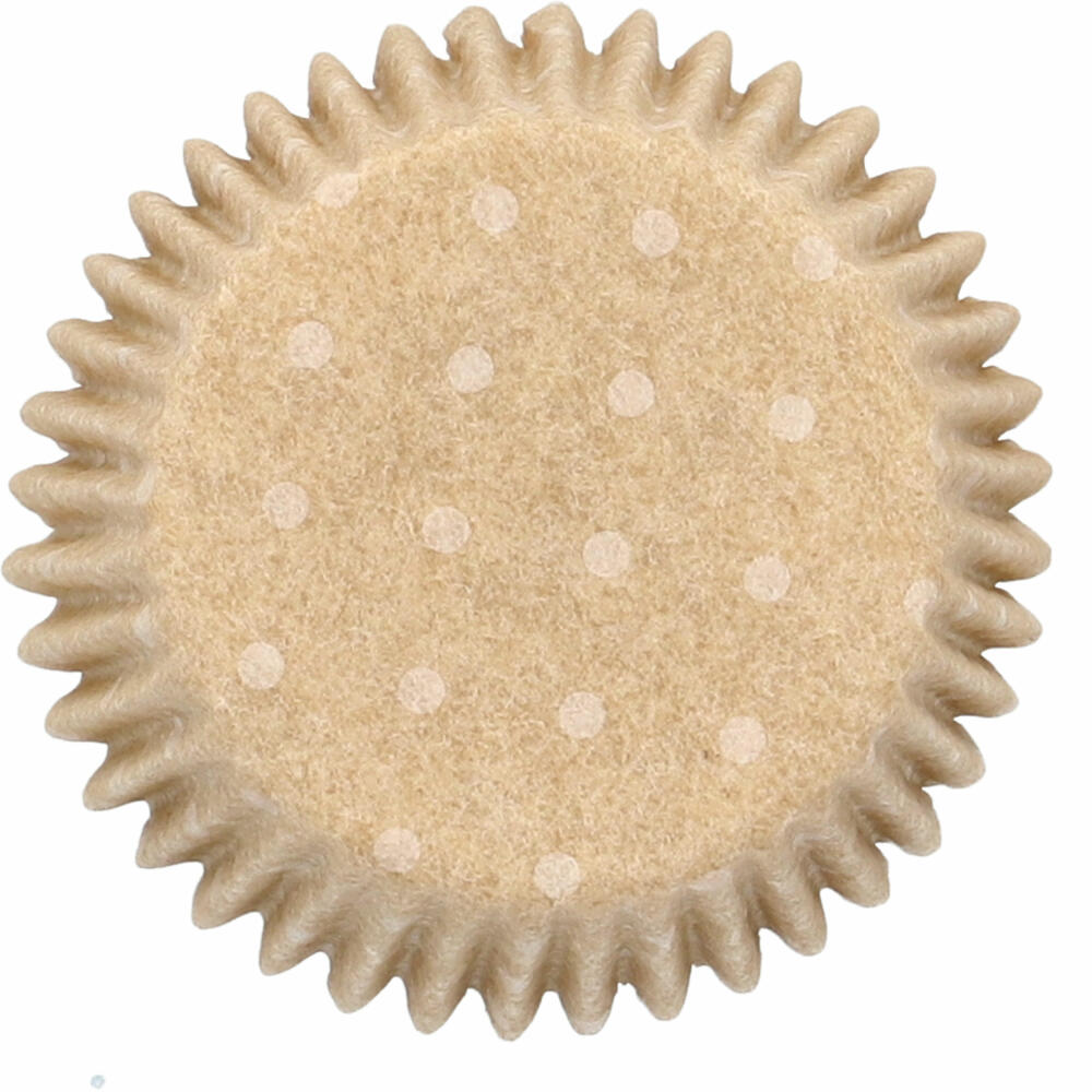 Birkmann Mini-Kraftpapierbackförmchen Ganzjahr, 75 Stück, Muffinbackförmchen, Papierbackförmchen, Papier, Ø 4 cm, 444959