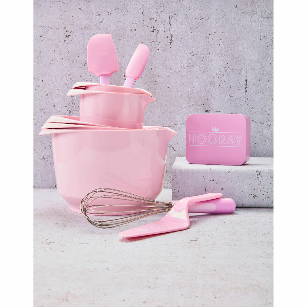 Birkmann Colour Bowl Mixing Bowl, Mixing Bowl, Melamine Resin, Pink, 1.5 L, 708105